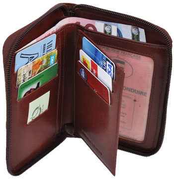 Portefeuille cuir pas cher